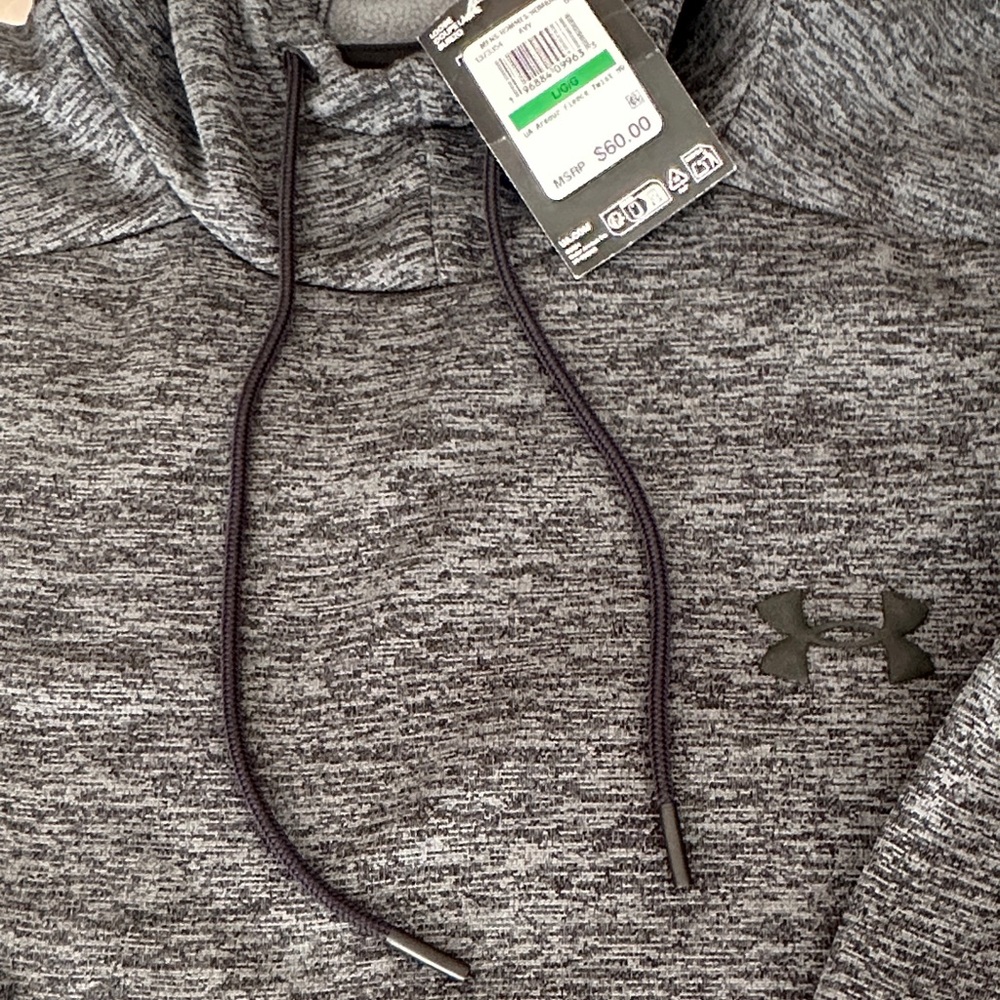 NWT Under Armour Charcoal Hoodie - Picture 3 of 3